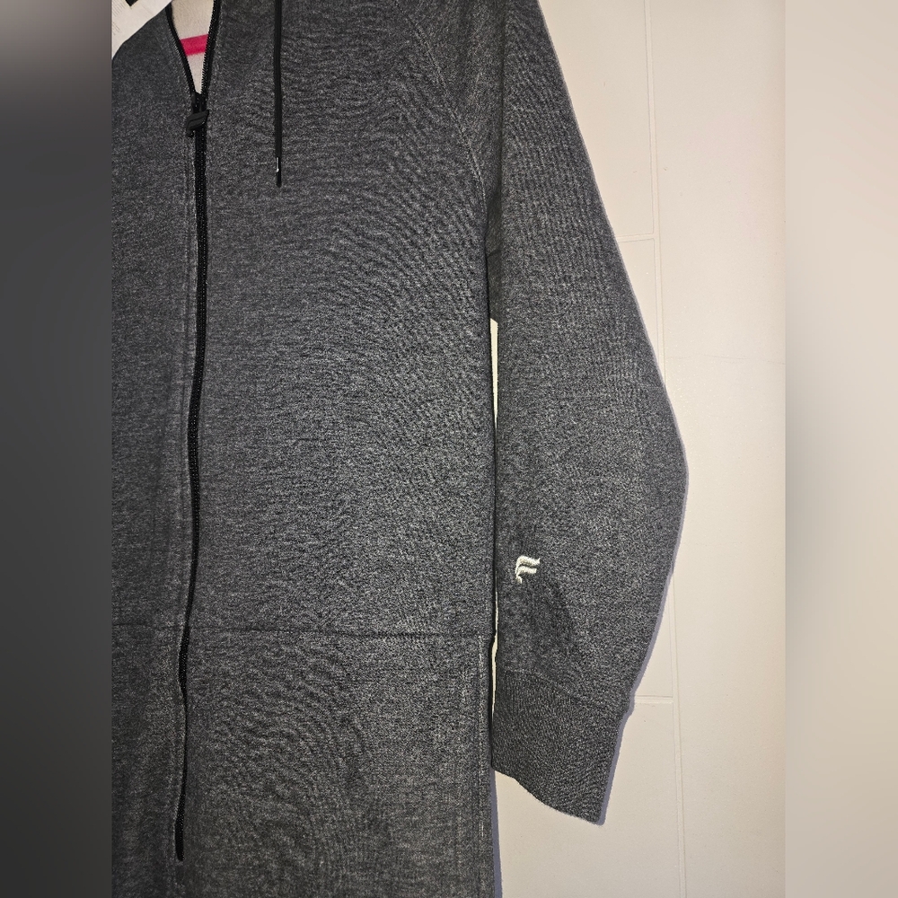 Fabletics Mens Gray To-Go Hooded Jumpsuit Sz S - Picture 5 of 13